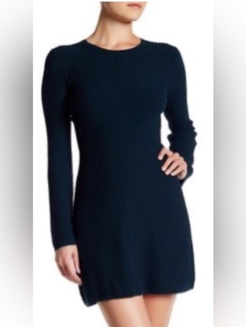 Theory Ardesia Prosecco Sweater Dress  Dark
Mineral SZ P (fits like XS-S)